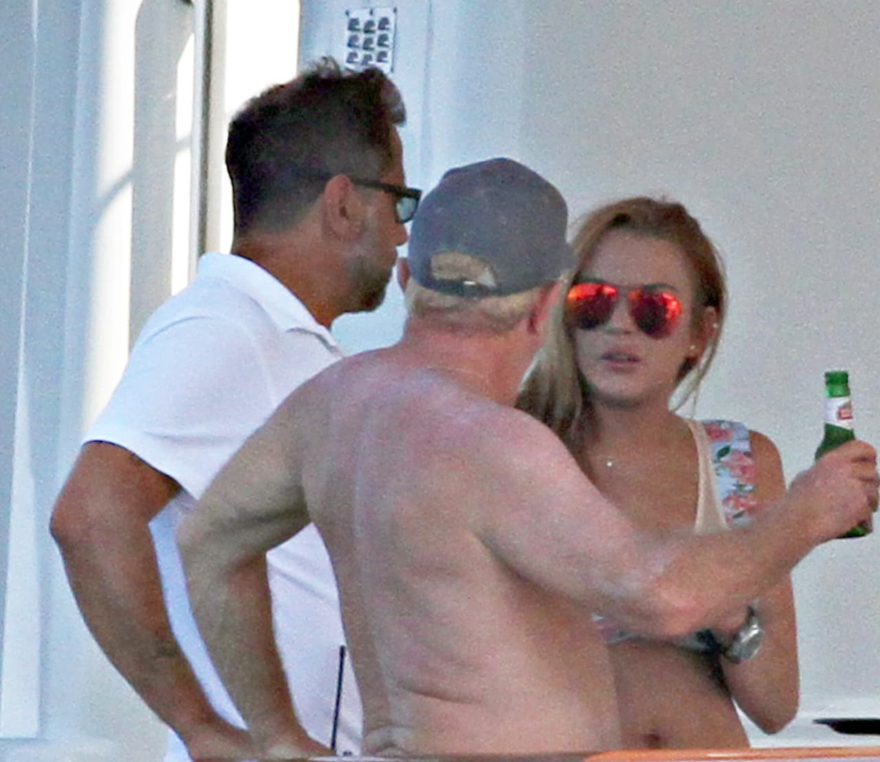 Su familia no iba con ella a bordo del yate.