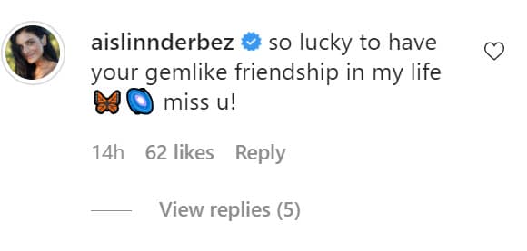 Ante tanto revuelo, la hija mayor de Eugenio Derbez aclaró en un mensaje que le dejó en Instagram a mediados de enero pasado que solo los unía una amistad: "
<b><a href="https://www.univision.com/famosos/aislinn-derbez-relacion-nuevo-novio-fotos" target="_blank">¡Qué suerte tener tu amistad como una joya en mi vida! </a></b>¡Te extraño!". 
<br>