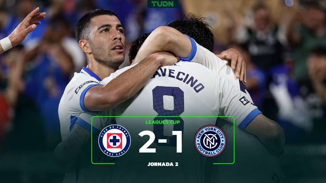 Resumen | Cruz Azul vs. New York City FC: Gol en el último minuto para victoria celeste