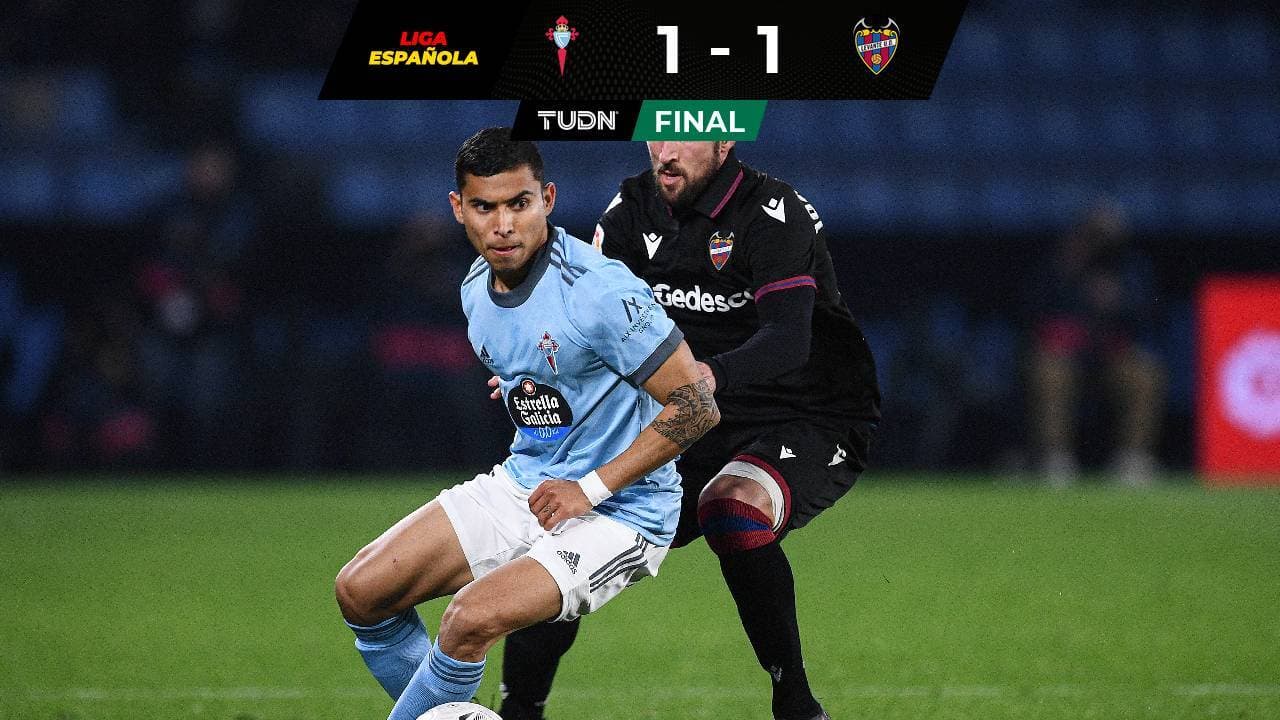 El mexicano Orbelín Pineda debuta en empate del Celta de Vigo ante el Levante