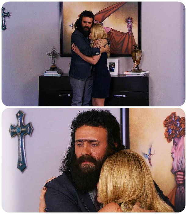 Por lo menos, ya le ofreció su hombro para llorar.