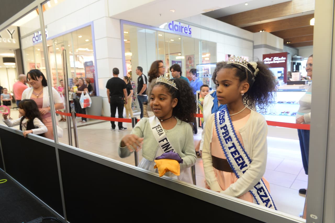 Y no faltó la oportunidad de probar su destreza en los juegos.