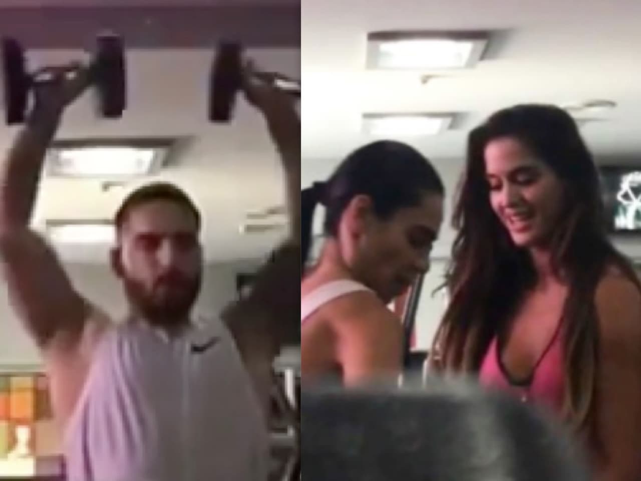 Videos en las redes sociales dejan ver cómo hacen ejercicio juntos.