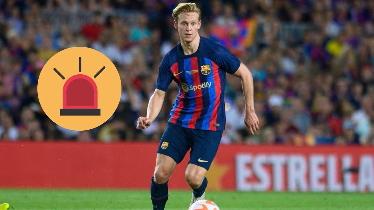 Frenkie de Jong tendría importante lesión y sería baja del Barcelona en el inicio de la temporada