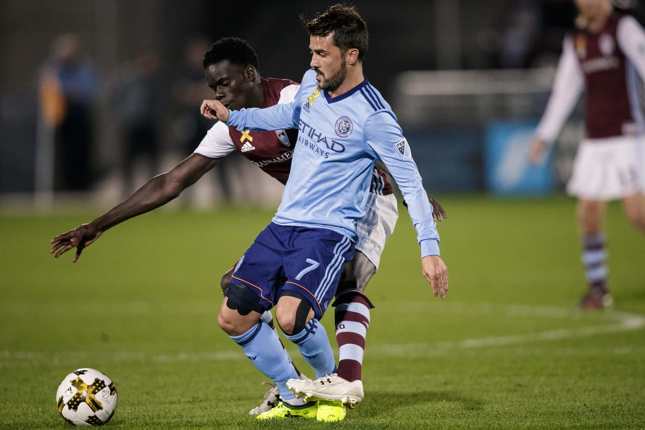 El celebrado regreso de David Villa no sirvió para evitar el empate de NYCFC frente a Colorado