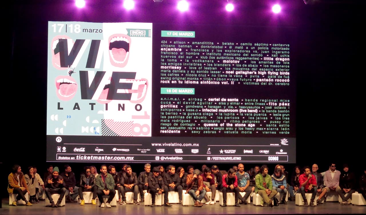 El Festival Vive Latino en su aniversario 18 se realizará el próximo 17 y 18 de marzo.