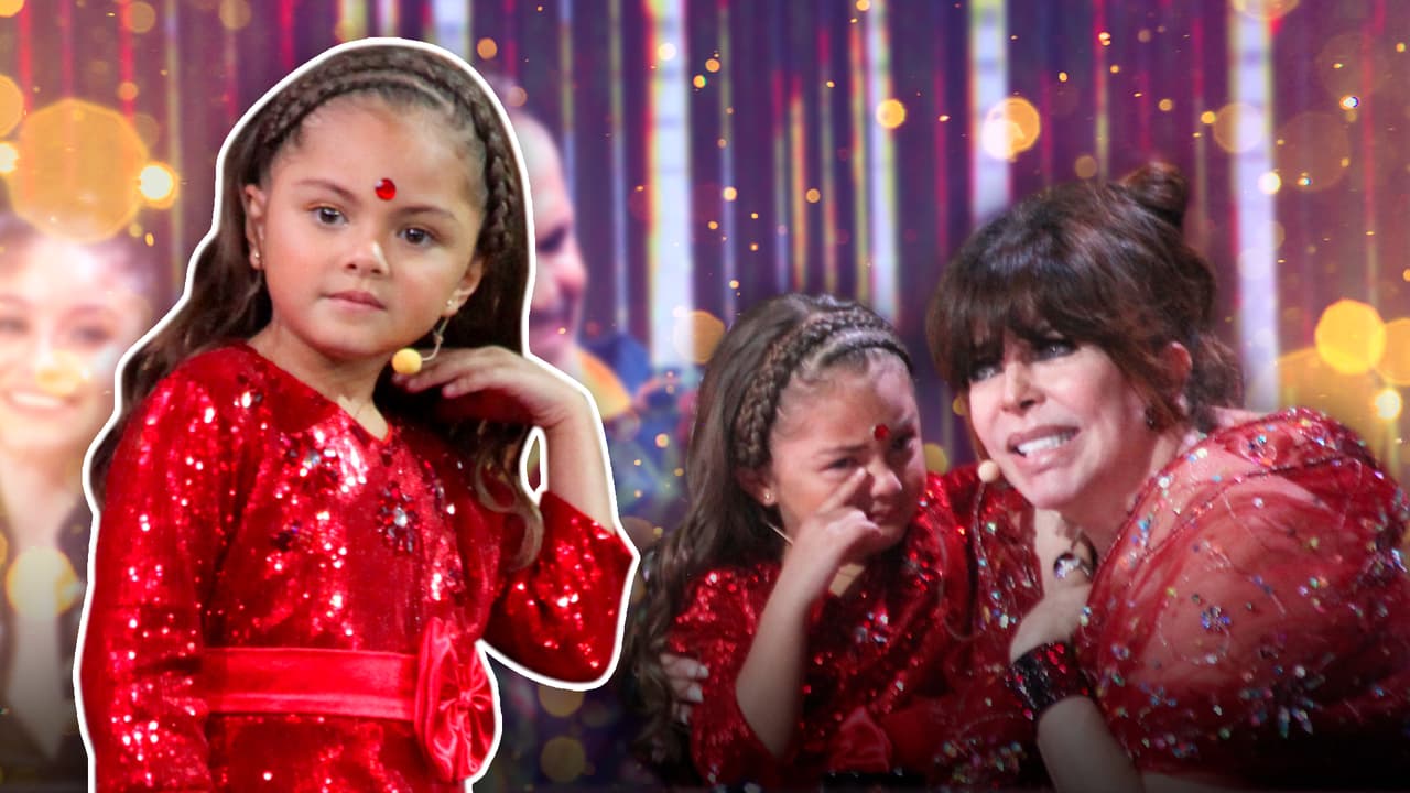 "Casi me da un infarto": Verónica Castro estalla en llanto al ver a su nieta en el escenario de Pequeños Gigantes