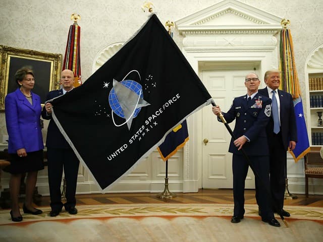 The sixth branch of the United States Military gets a flag