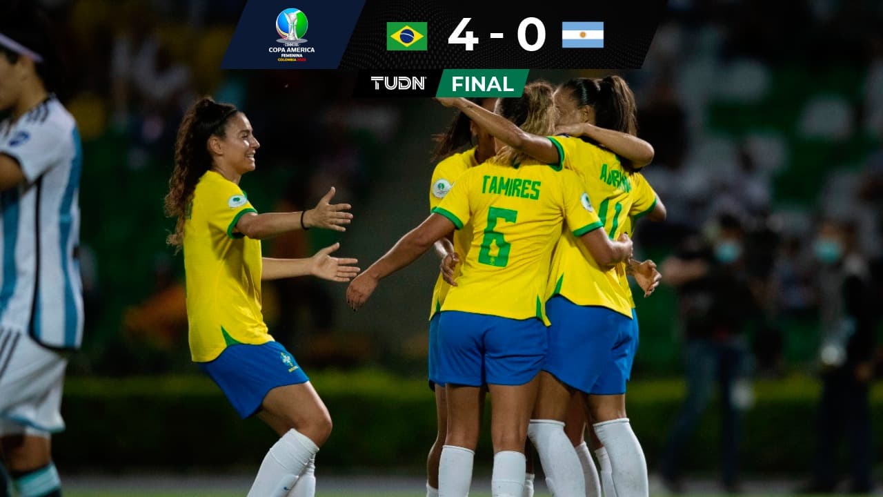 Resumen l Brasil baila a Argentina en la Copa América Femenina