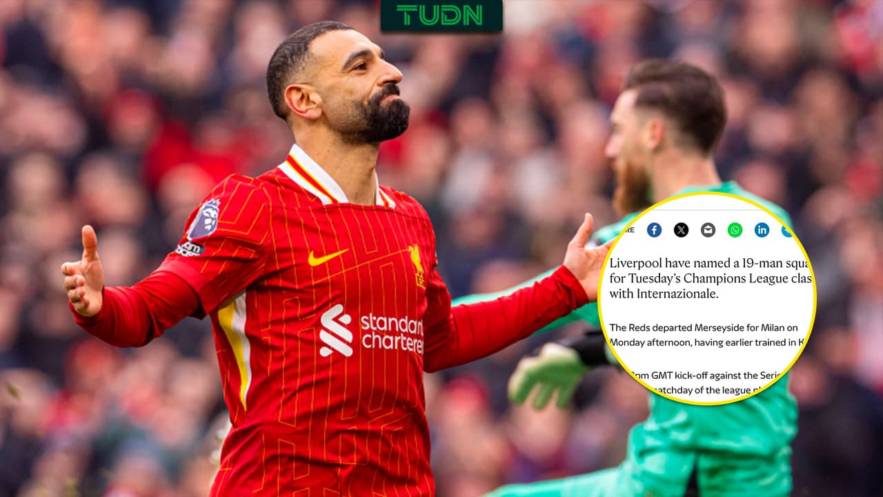 Liverpool toma dura medida contra Salah tras sus críticas al entrenador