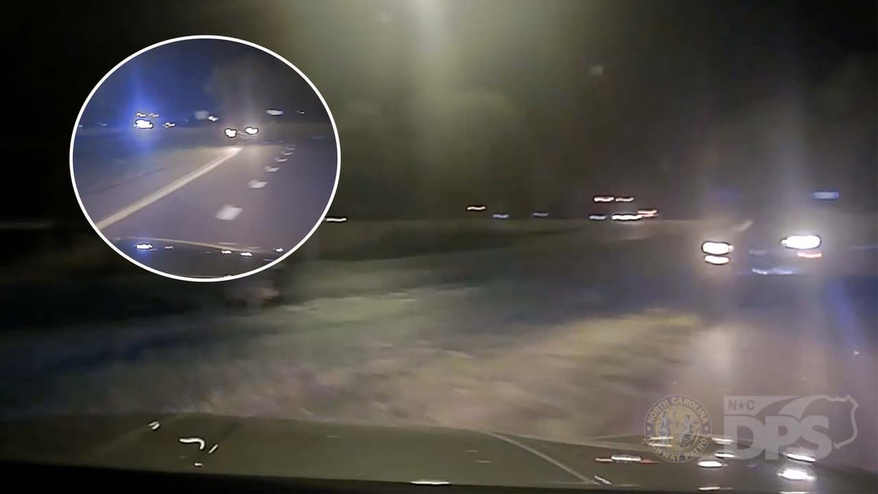 Policía se coloca como escudo ante presunto conductor borracho que iba en sentido contrario