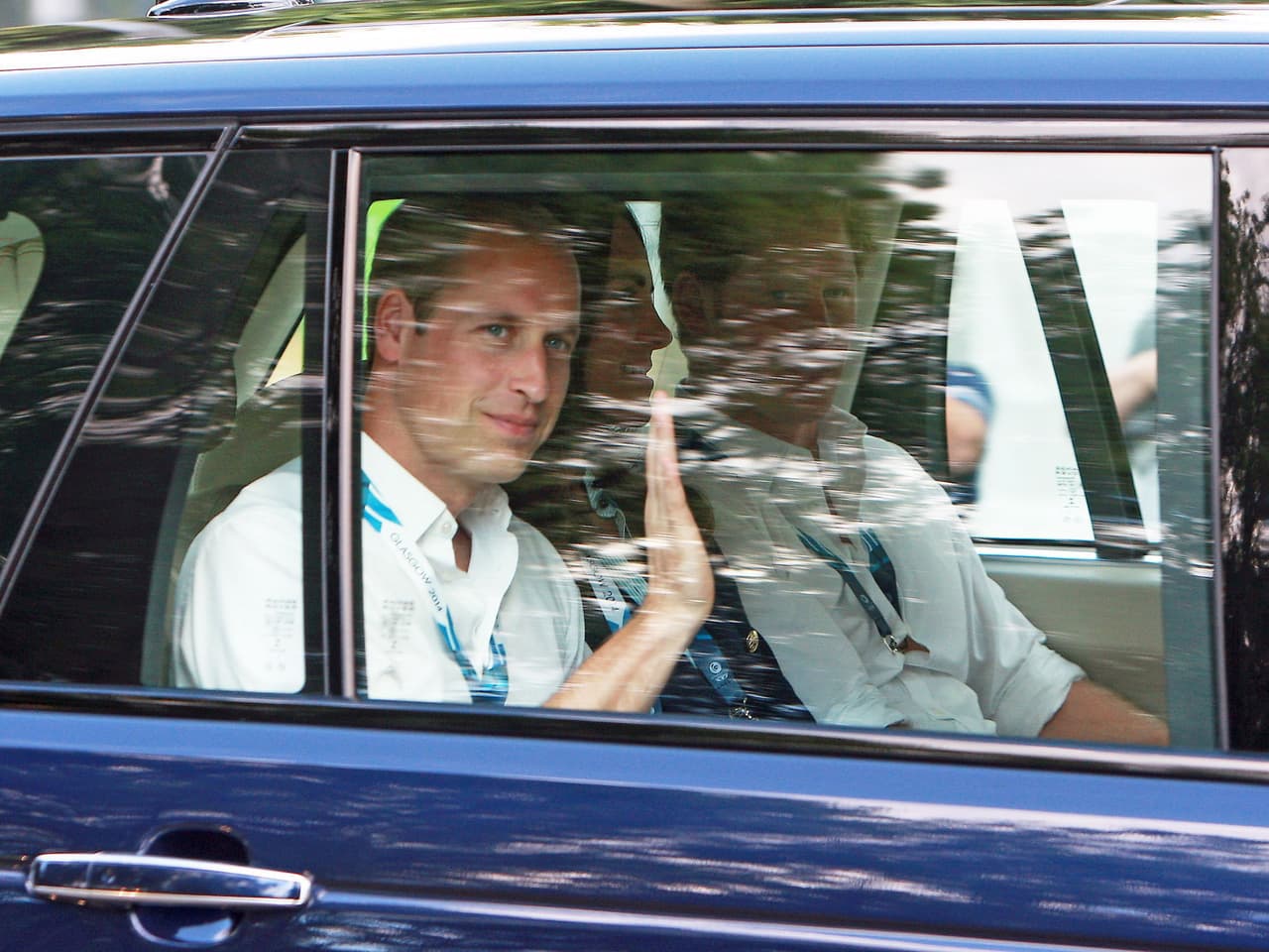 La pareja real fue vista a bordo de la Range Rover Vogue en varios eventos familiares.
<br>