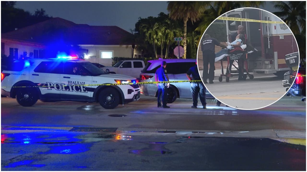 Dos adultos mayores resultan apuñalados en Hialeah tras discusión dentro de un carro