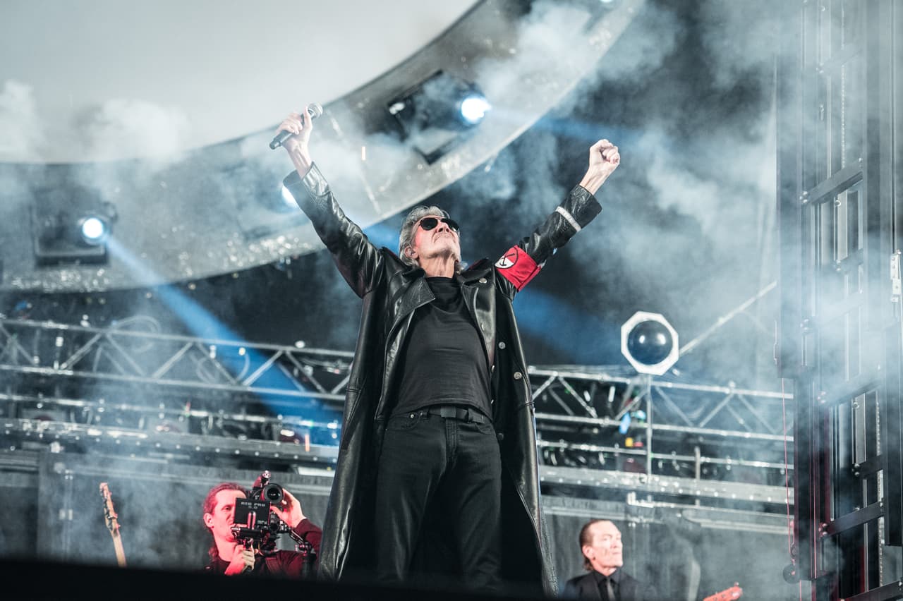 Roger Waters en concierto en el 2013 en Paris.