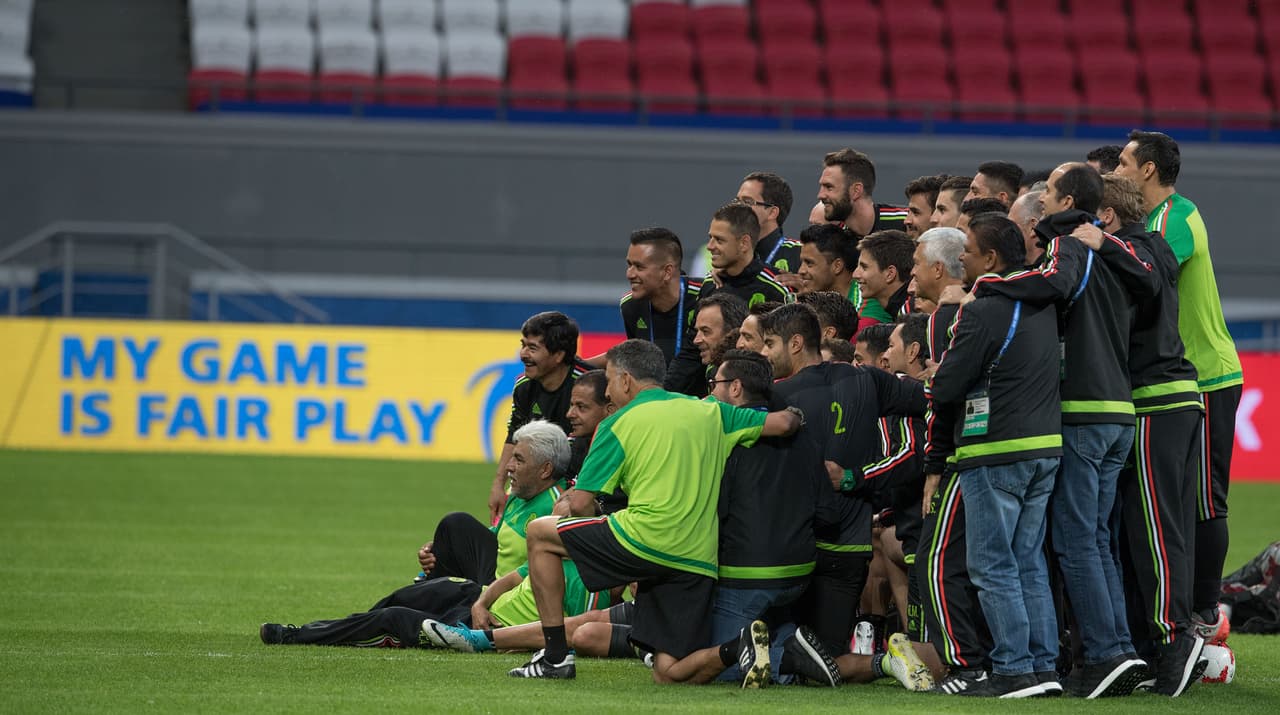 Una foto para el recuerdo y que este domingo todo salga de la mejor manera.