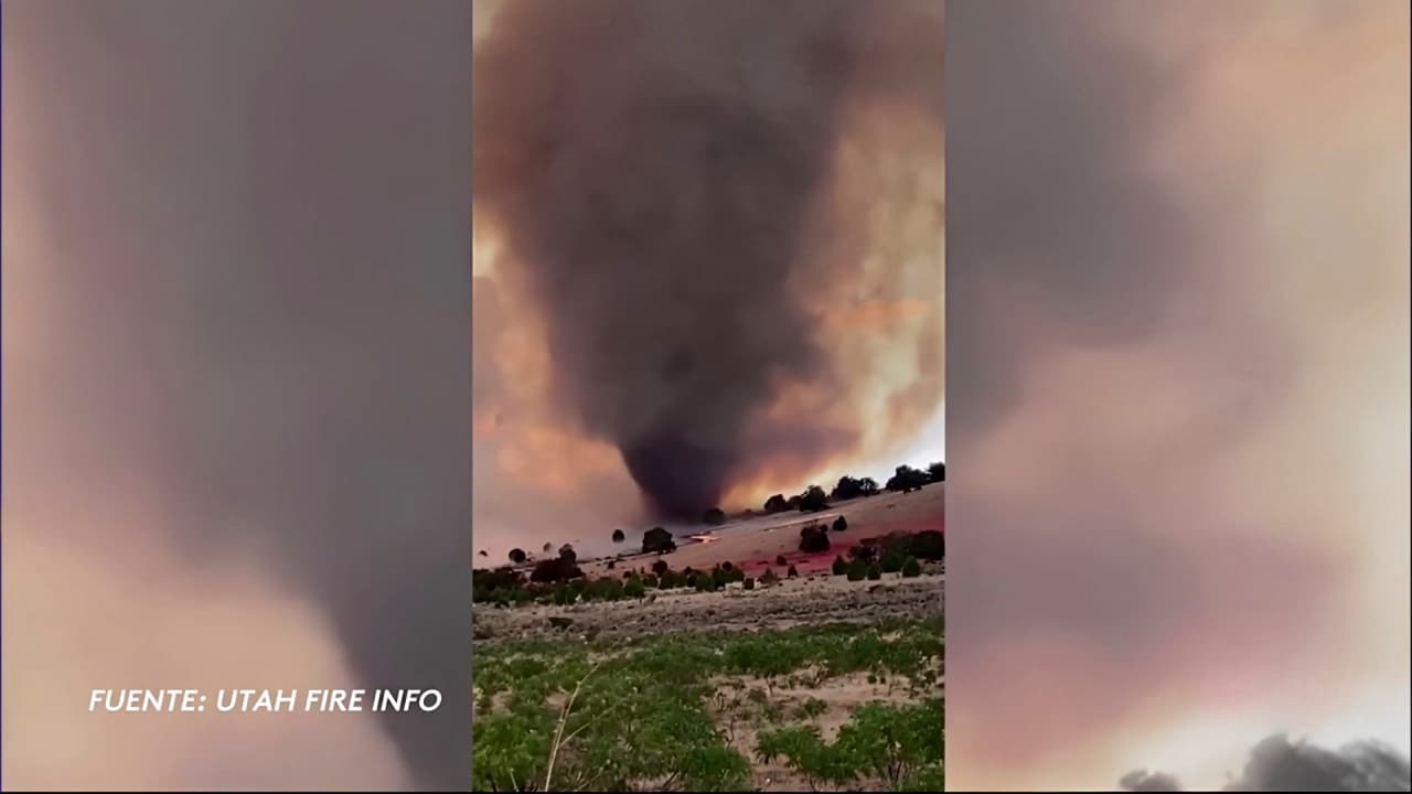 El devastador fenómeno en Utah: ¿qué es un torbellino de fuego y por qué se forma?