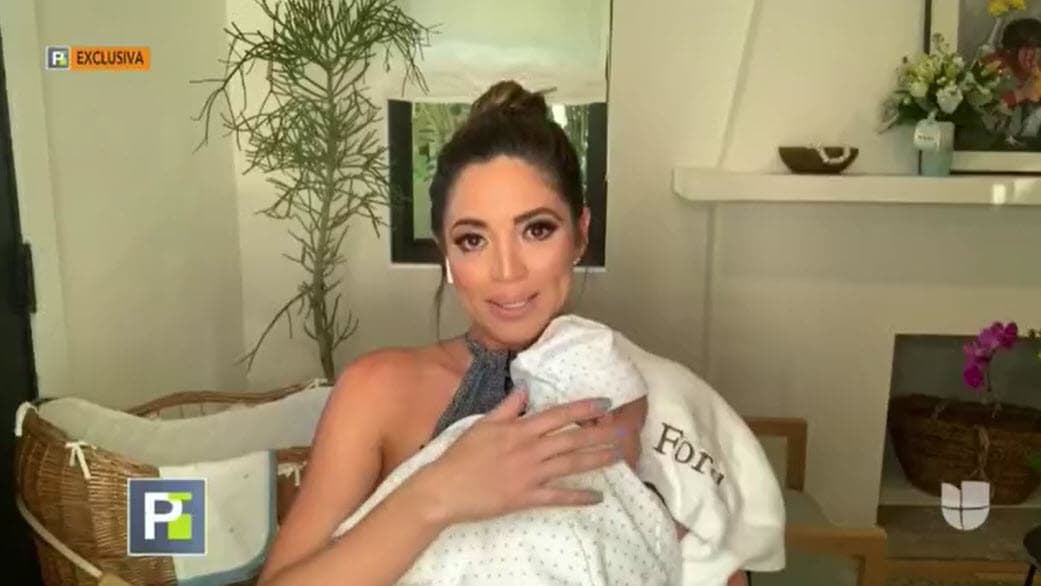 La presentadora de 
<b><a href="https://www.univision.com/shows/primer-impacto" target="_blank">Primer Impacto</a></b> se convirtió en madre por primera ocasión el pasado 22 de abril. 
<br>