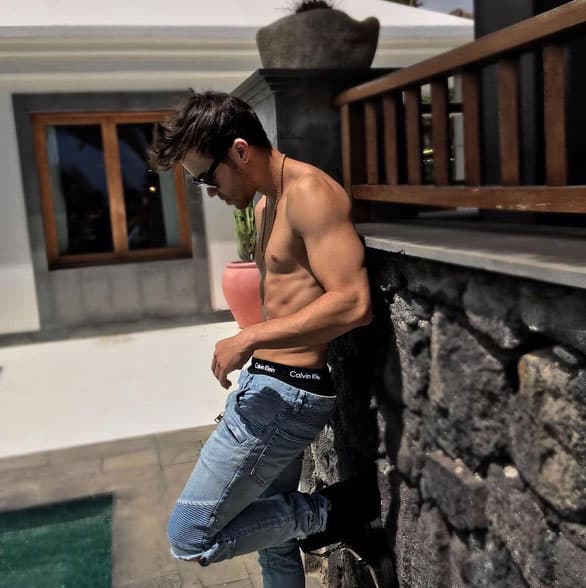 Pero sus fans adoraron más las fotos en las que posaba con poca ropa.