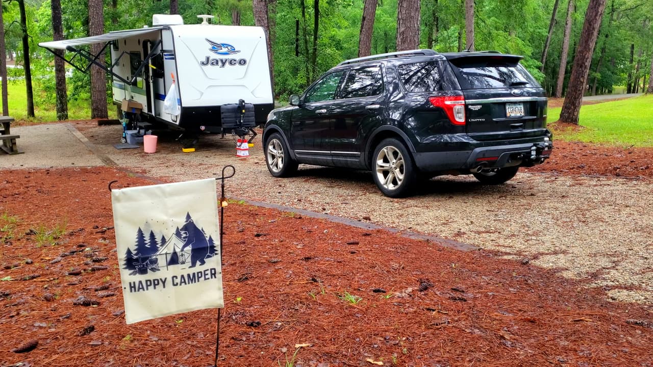 Basta pasear por el parque y ver los “Happy Campers” (campistas felices) por doquier.