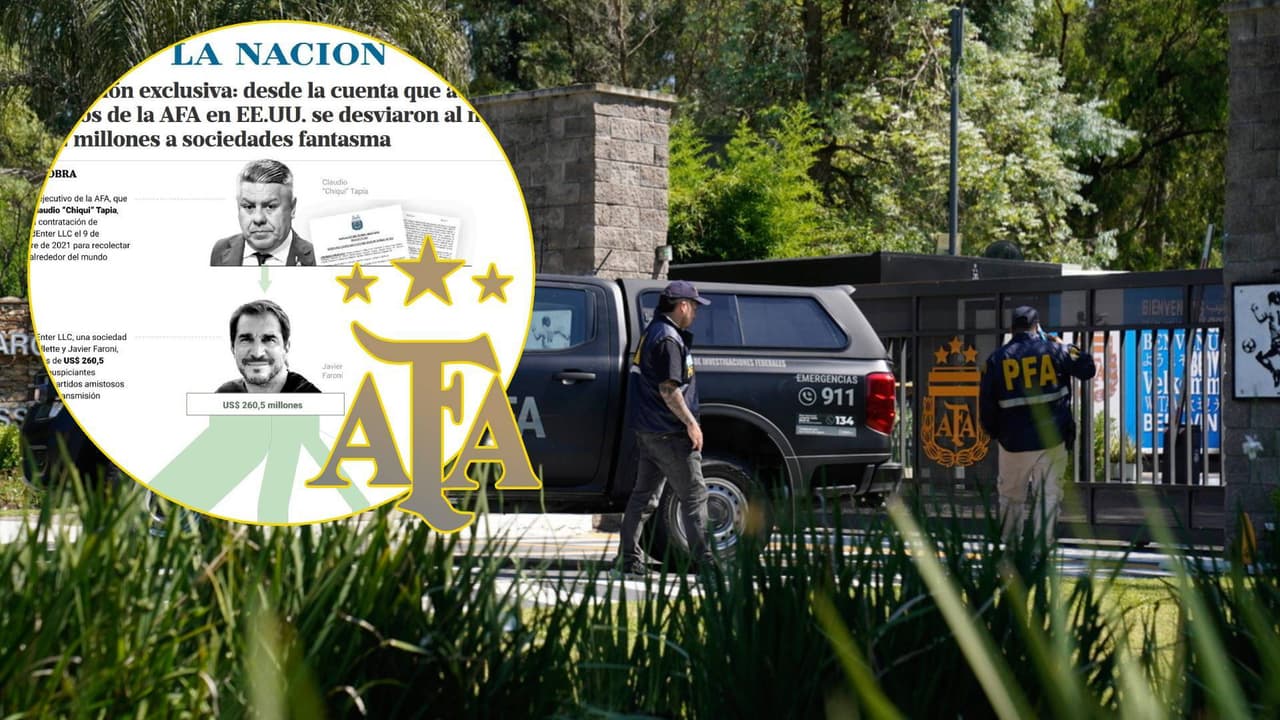 Incautan instalaciones de la AFA por presunto lavado de dinero