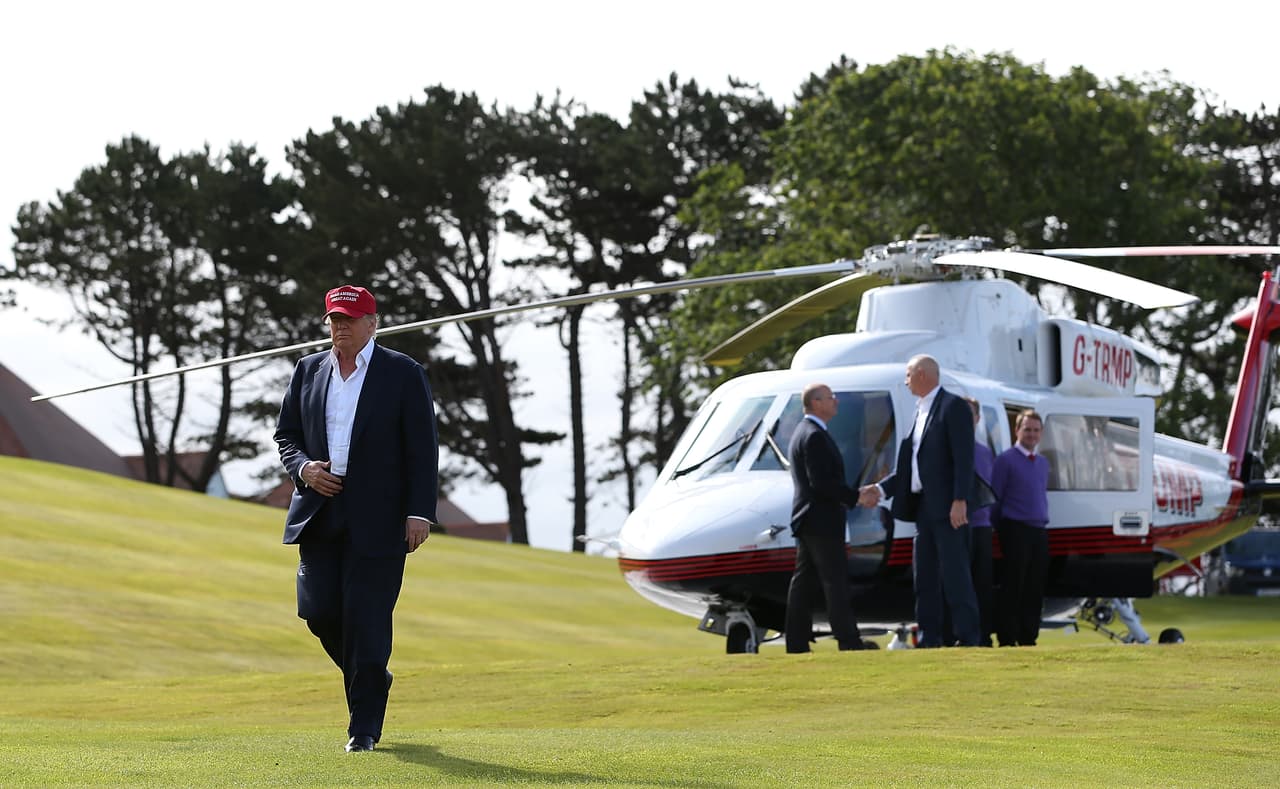 “Haz una oferta”: Donald Trump pone a la venta otro de sus helicópteros personales