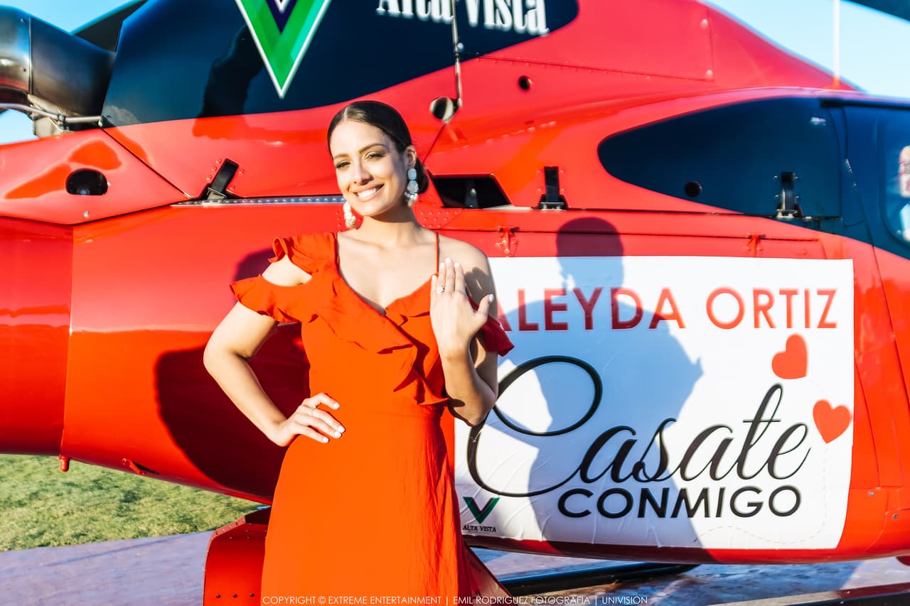 Así fue la propuesta de matrimonio a Aleyda Ortiz