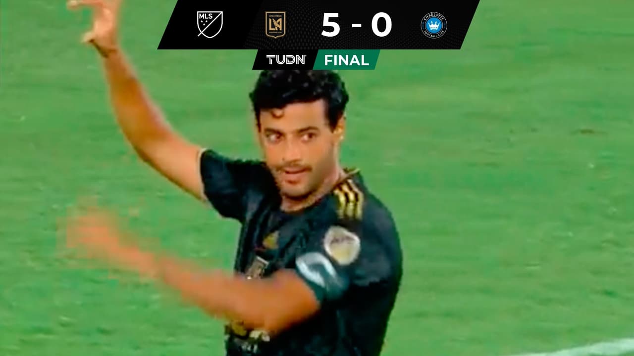 Carlos Vela hizo un gol en la goleada de LAFC frente a Charlotte en la MLS 2022.