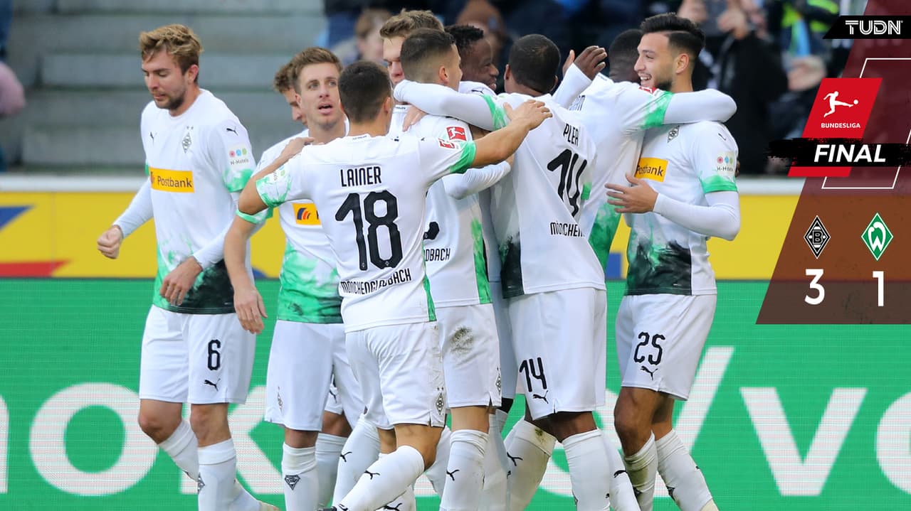 ¡Se mantiene el líder! Mönchengladbach vence al Bremen
