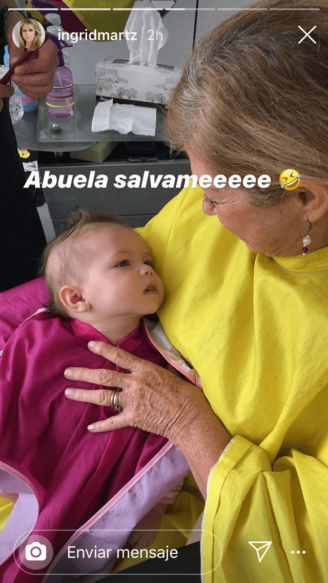 Rocío de la Vega (foto), abuela de Martina, estuvo presente con ella durante la experiencia.