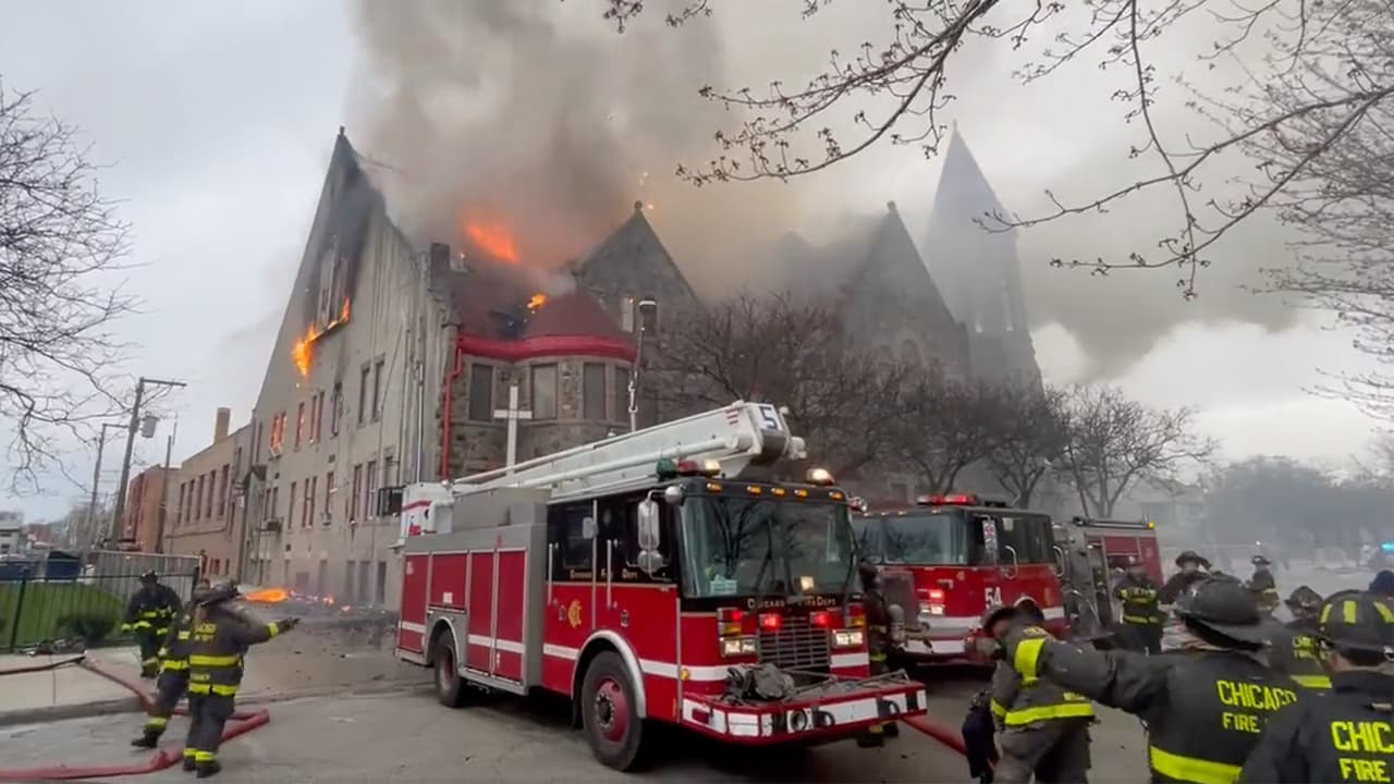 Atribuyen a accidente incendio en Iglesia Bautista de Englewood