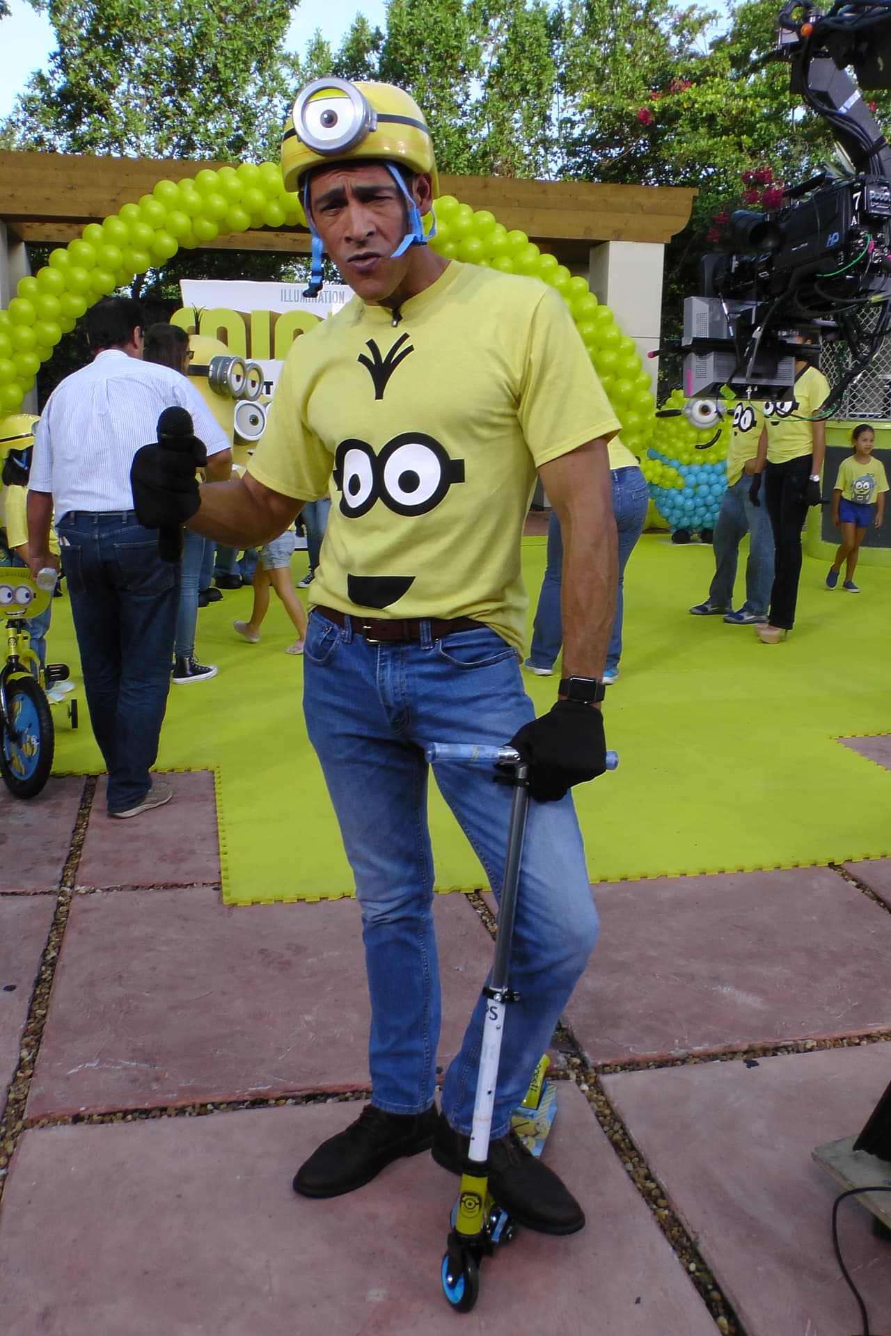 Johnny a punto de una aventura extrema.