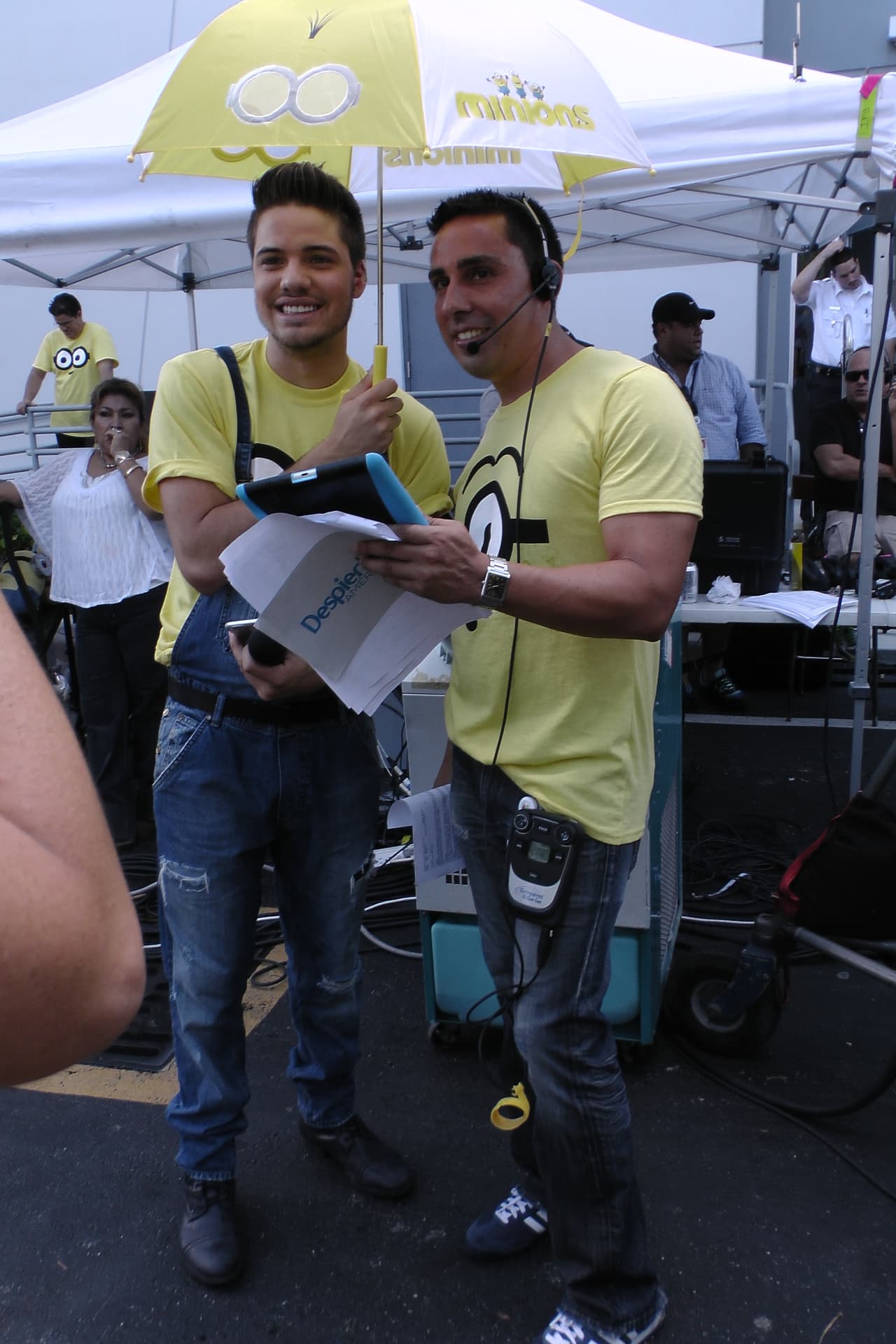 ¡Detrás de cámaras! William afinando detalles