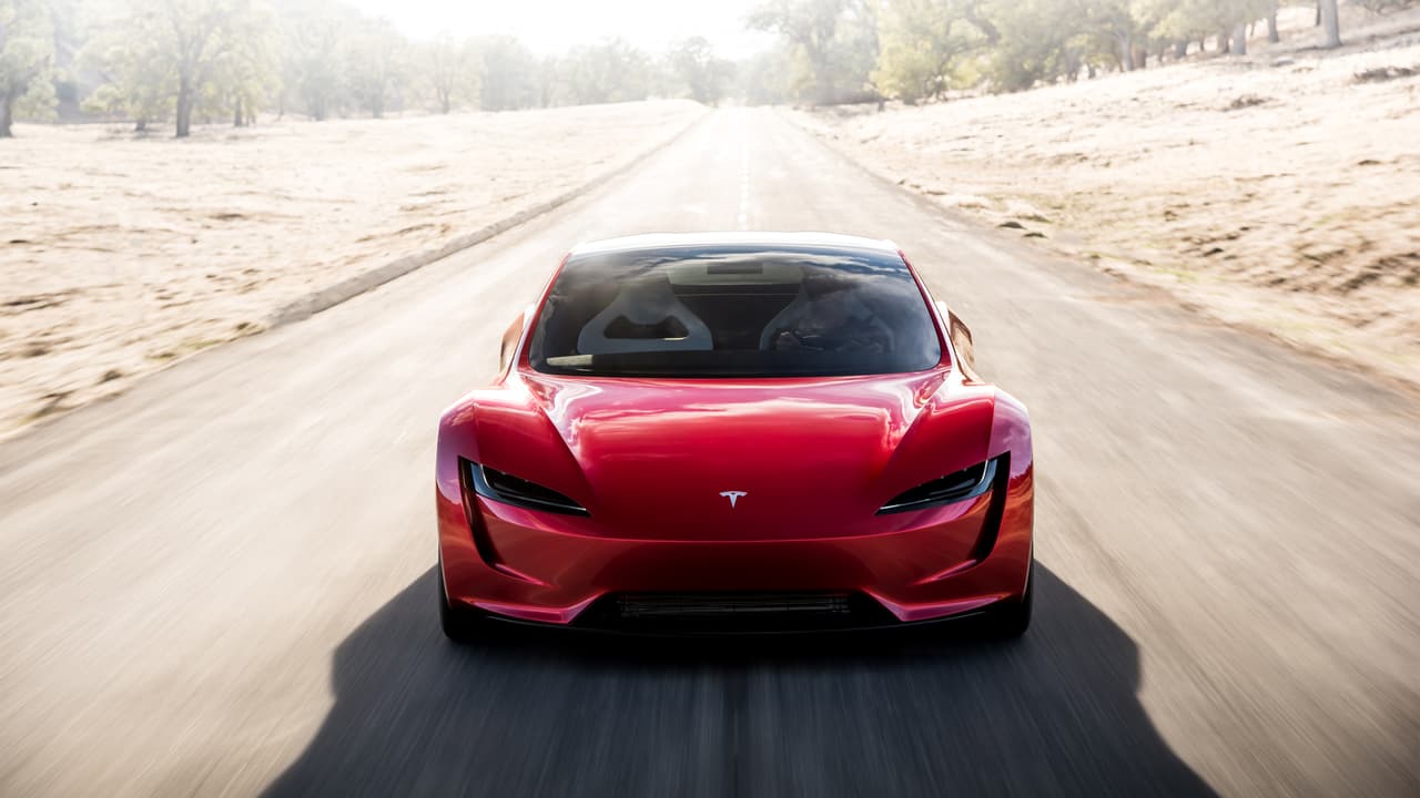 Esta es la segunda generación del Tesla Roadster.