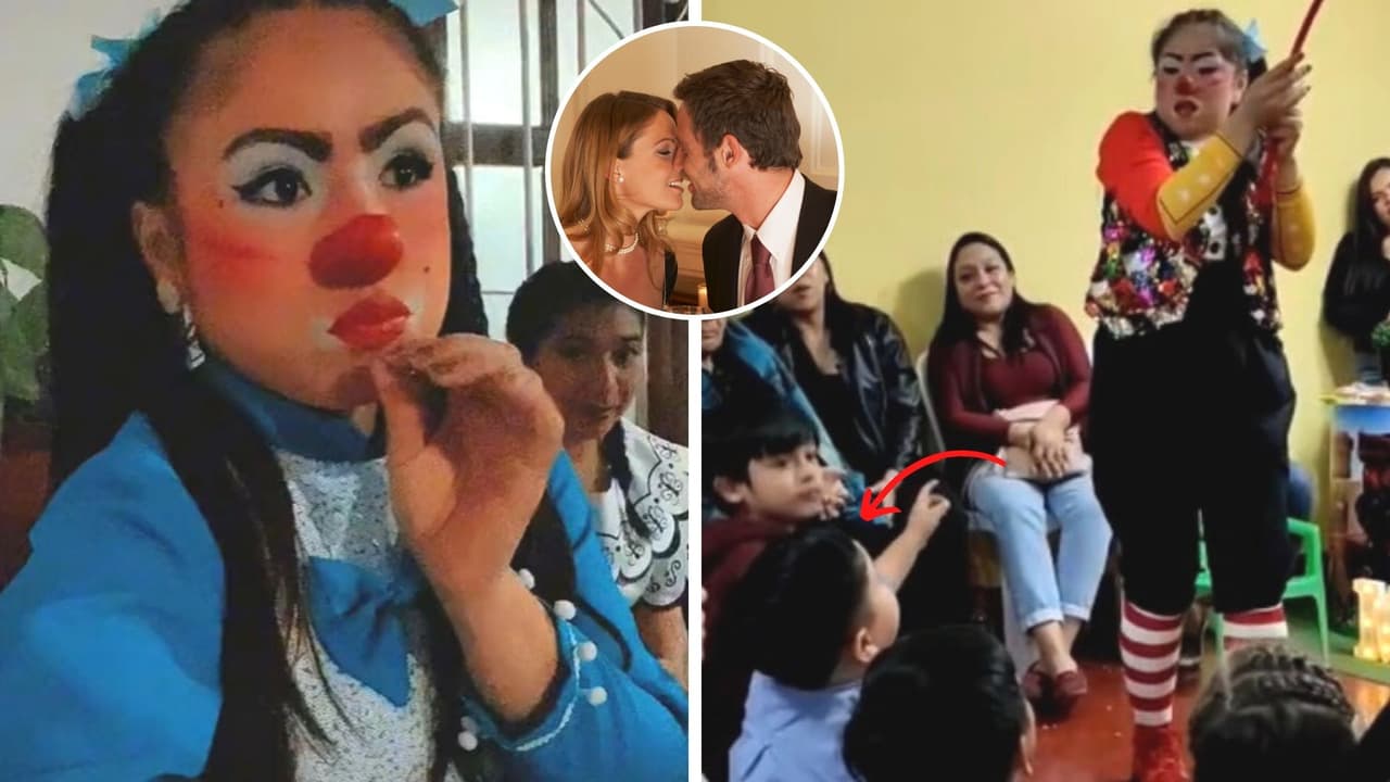 Niño reveló a payasita de fiesta que su papá engaña a su mamá: así reaccionaron los invitados