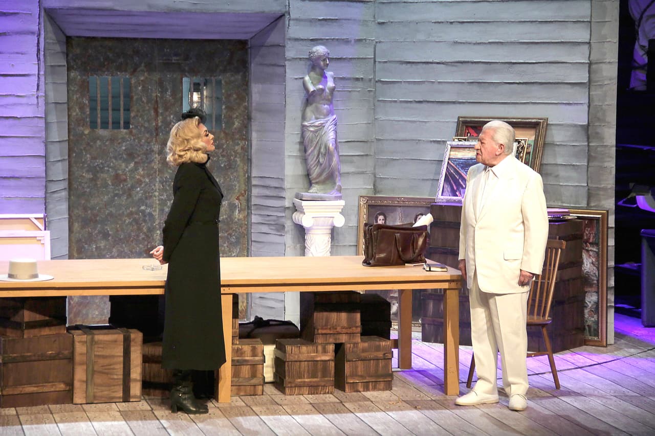 Aracely Arámbula e Ignacio López Tarso trabajaron juntos en 'Un Picasso', en 2016.