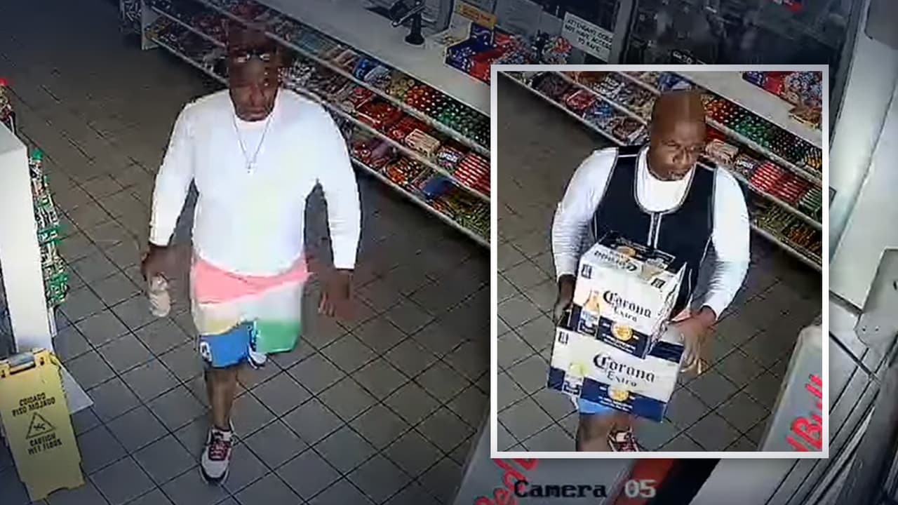 Buscan a un hombre acusado de robarse dos cajas de cerveza y luego golpear al empleado de la tienda