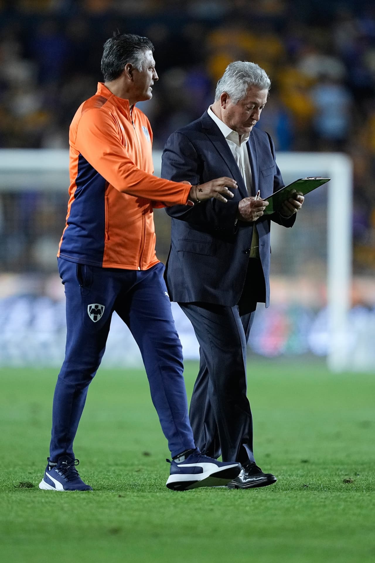 Vucetich analizaba lo sucedido al finalizar la primera mitad.