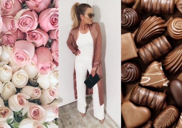 Khloé Kardashian desea pasar este importante día entre rosas y chocolates.