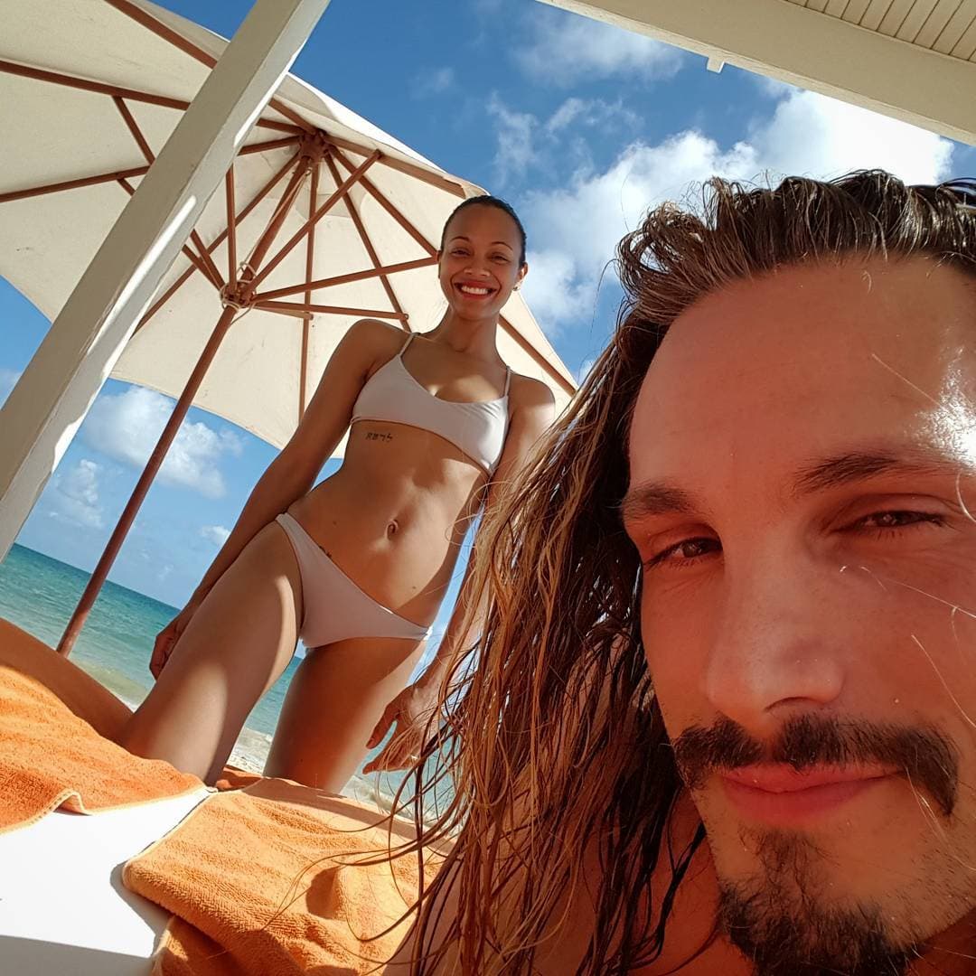 Zoe Saldaña y Marco Perego están disfrutando de una escapada romántica en México.