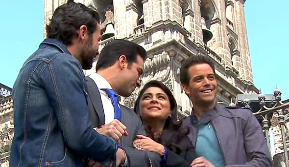 Sí, ellos protagonizaron "Corona de lágrimas". Refugio, Patricio, Edmundo e Ignacio conformaban esta familia.