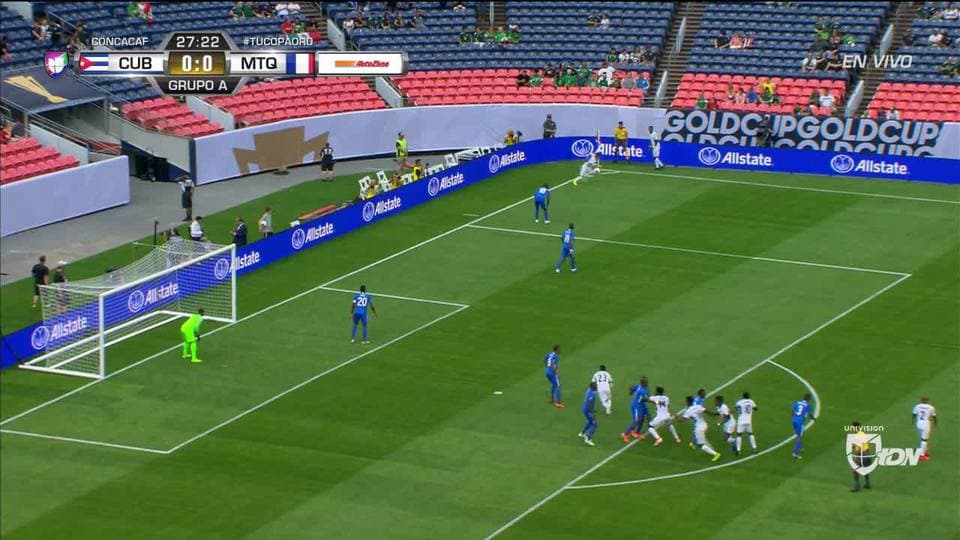 Tiro de esquina para Cuba