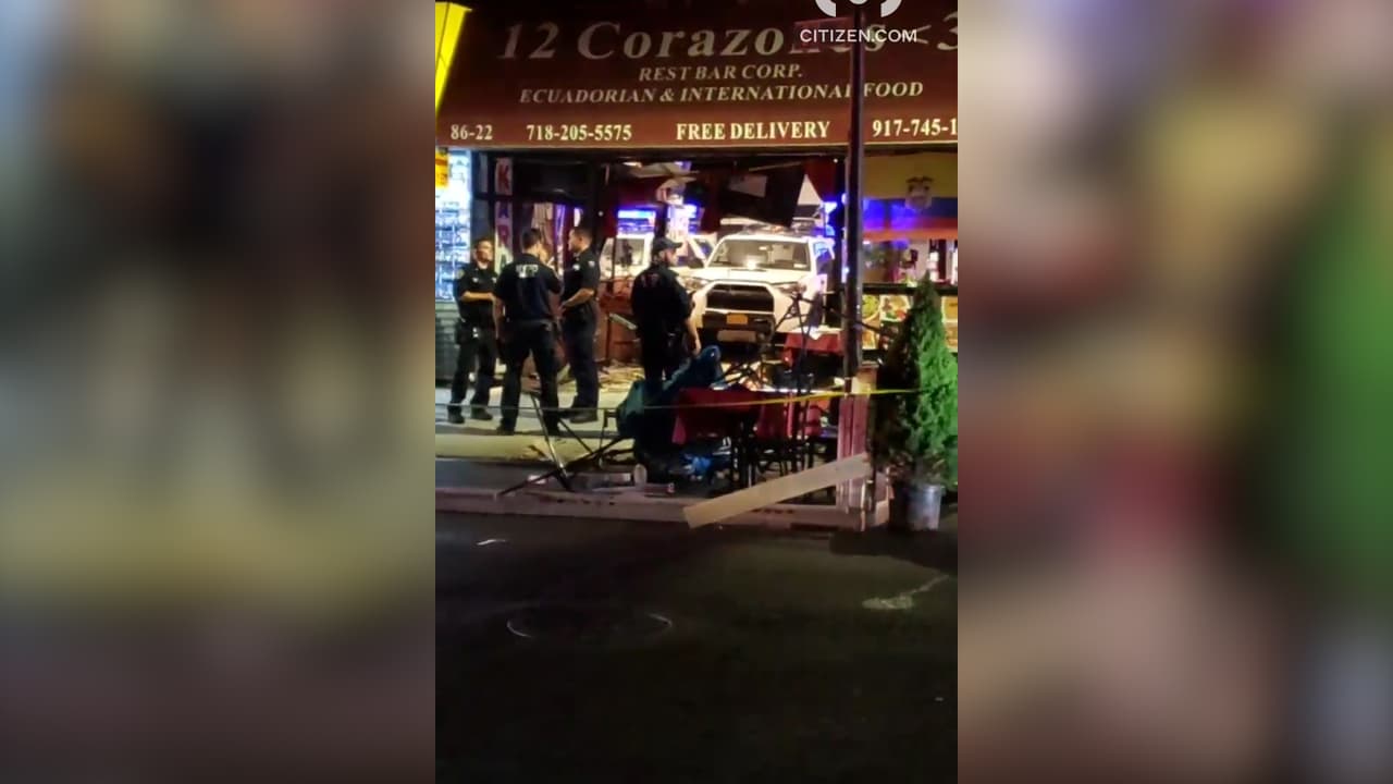 Al menos cinco hispanos son atropellados por un vehículo que se estrelló contra restaurante en Queens