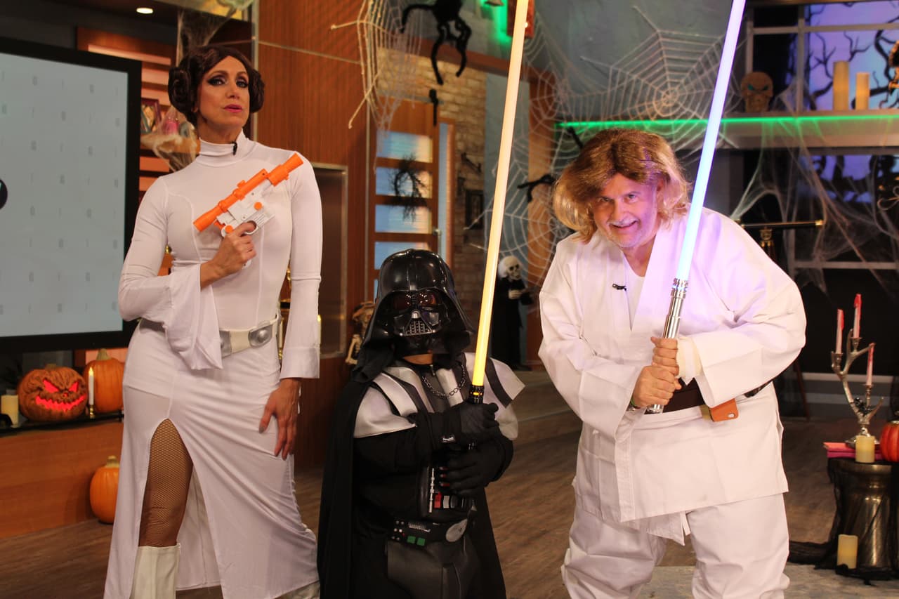 En El Gordo y la Flaca tuvimos a Gordo Luke, Princesa Lili, sexy Chewbacca, mini Vader y más.