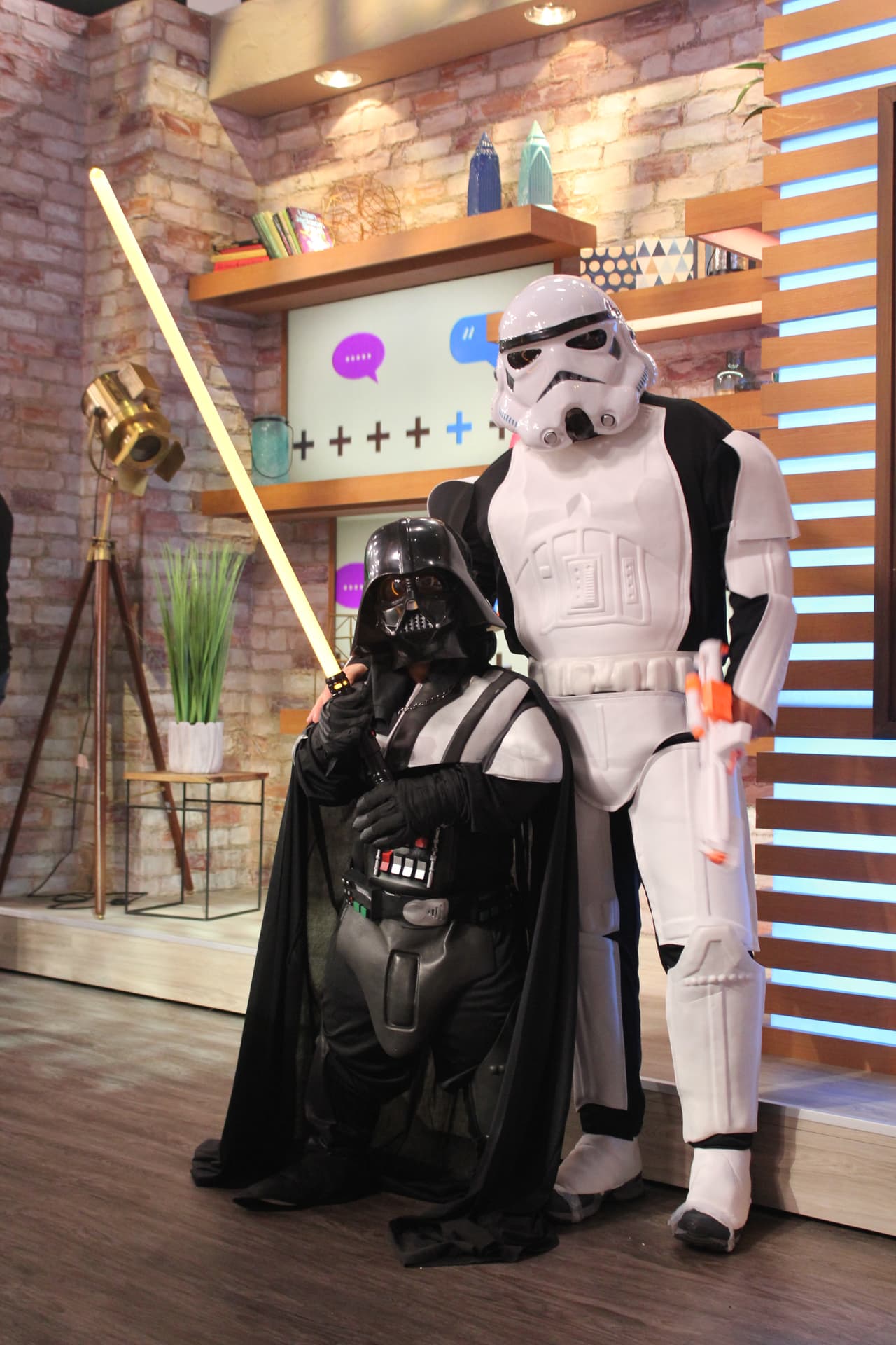 En El Gordo y la Flaca tuvimos a Gordo Luke, Princesa Lili, sexy Chewbacca, mini Vader y más.