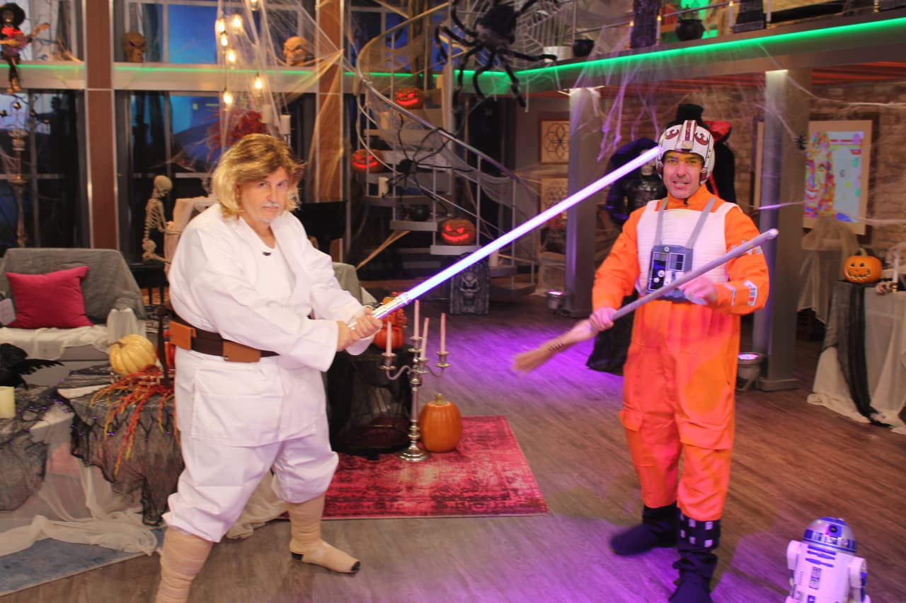 En El Gordo y la Flaca tuvimos a Gordo Luke, Princesa Lili, sexy Chewbacca, mini Vader y más.