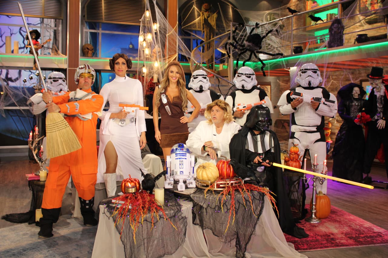 En El Gordo y la Flaca tuvimos a Gordo Luke, Princesa Lili, sexy Chewbacca, mini Vader y más.