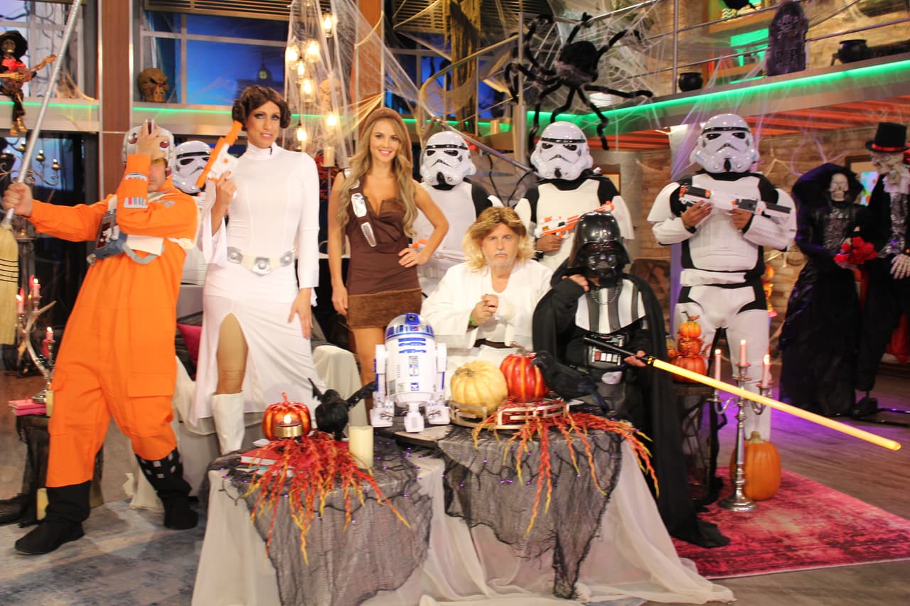 En El Gordo y la Flaca tuvimos a Gordo Luke, Princesa Lili, sexy Chewbacca, mini Vader y más.