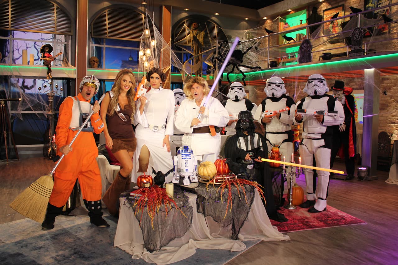 En El Gordo y la Flaca tuvimos a Gordo Luke, Princesa Lili, sexy Chewbacca, mini Vader y más.