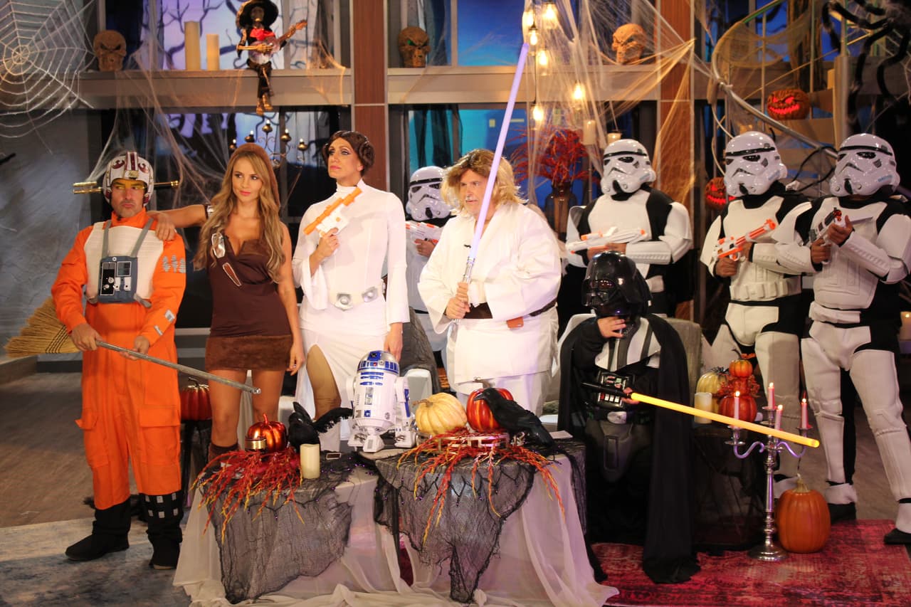 En El Gordo y la Flaca tuvimos a Gordo Luke, Princesa Lili, sexy Chewbacca, mini Vader y más.