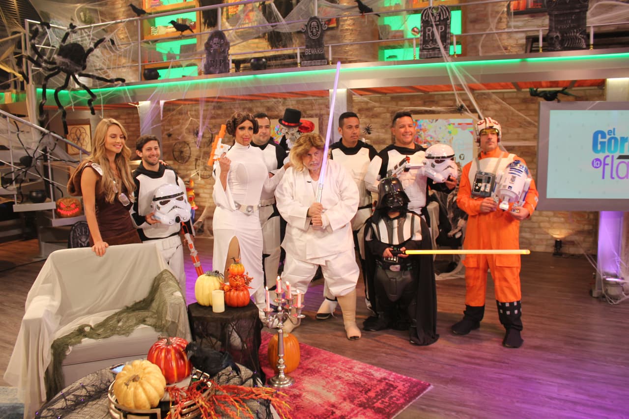 En El Gordo y la Flaca tuvimos a Gordo Luke, Princesa Lili, sexy Chewbacca, mini Vader y más.